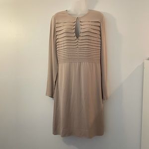 Diane Von Furstenberg 100% silk ruffle dress, 10